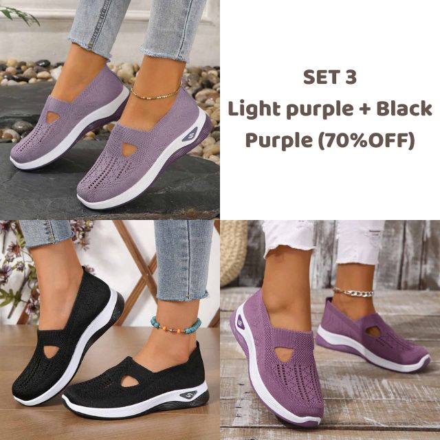 [#1 Trending 2024] PREMUM [Women's Woven Orthopedic Breathable Soft Shoes (SALE 70% OFF)